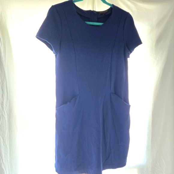Comfortable Blue Shift Dress - Picture 8 of 8